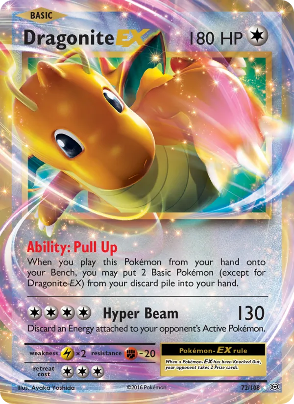 Dragonite EX #72/108