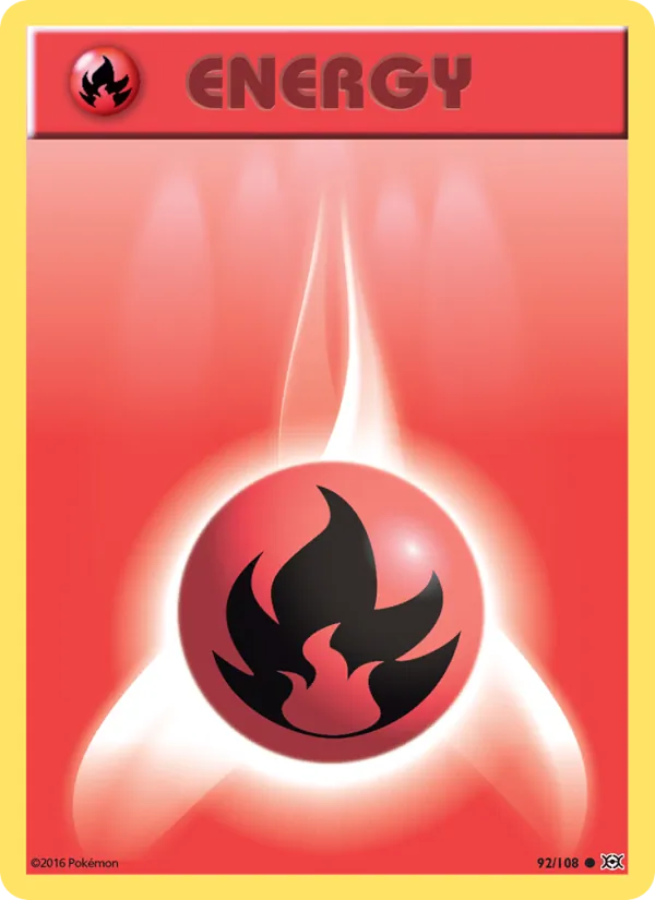 Fire Energy, Evolutions #92/108