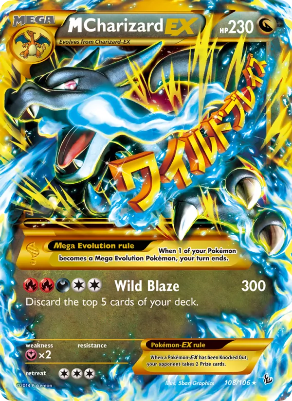 M Charizard EX #108/106