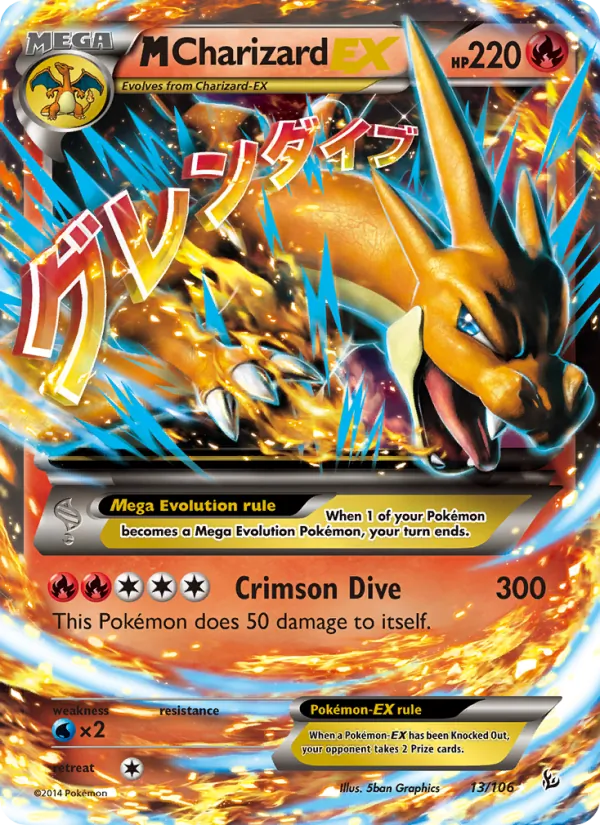 M Charizard EX #13/106