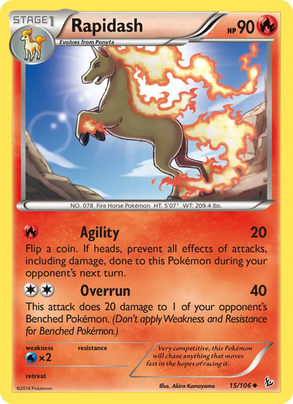 Rapidash #15/106