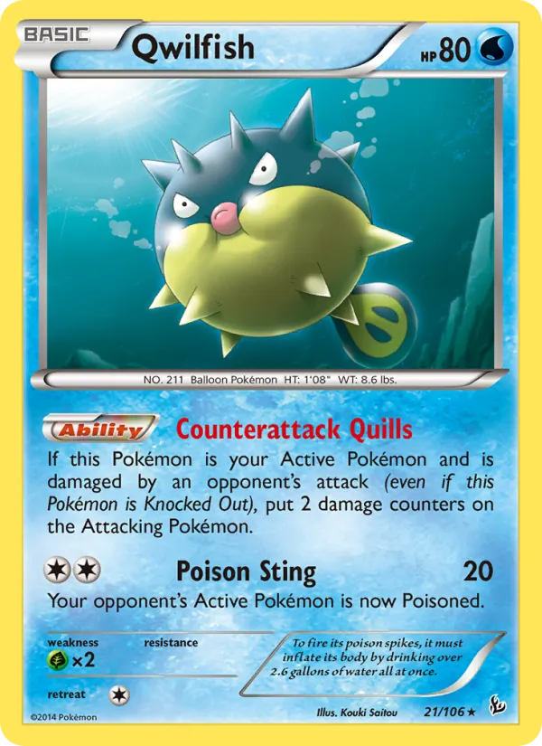 Qwilfish #21/106