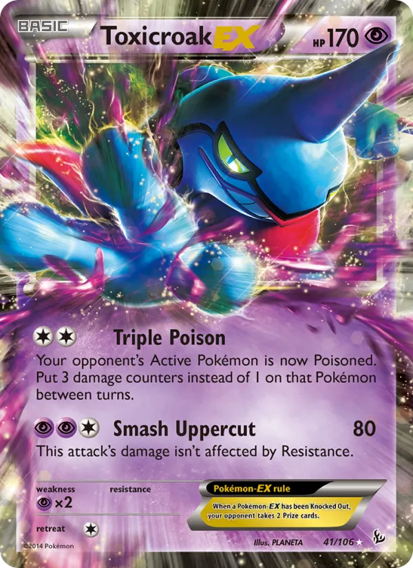 Toxicroak EX #41/106