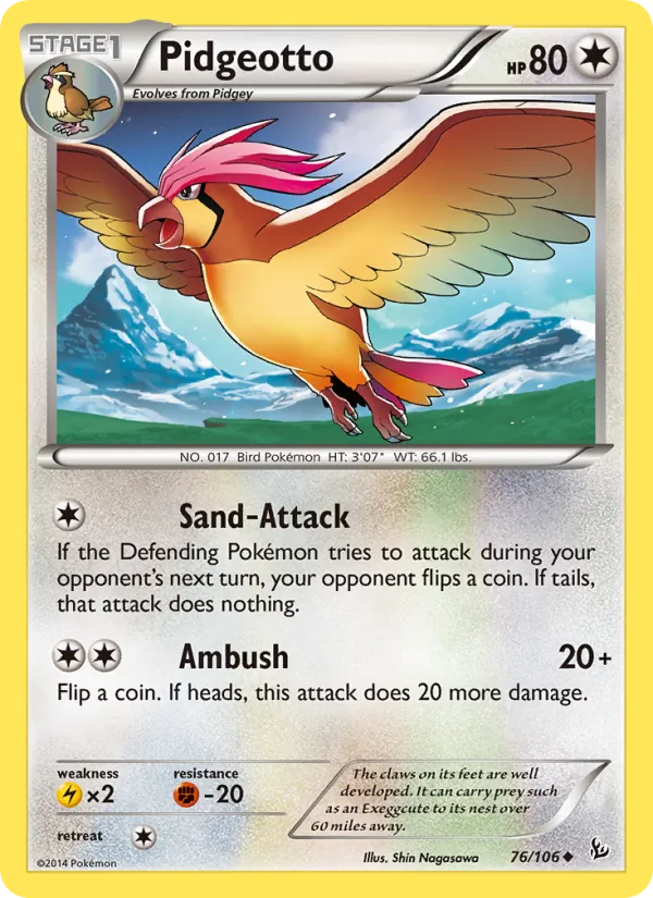 Pidgeotto #76/106
