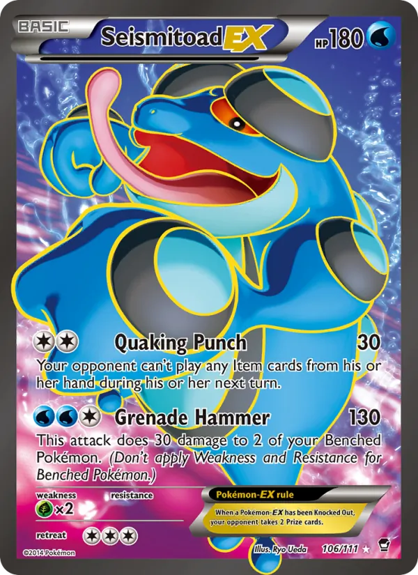 Seismitoad EX #106/111