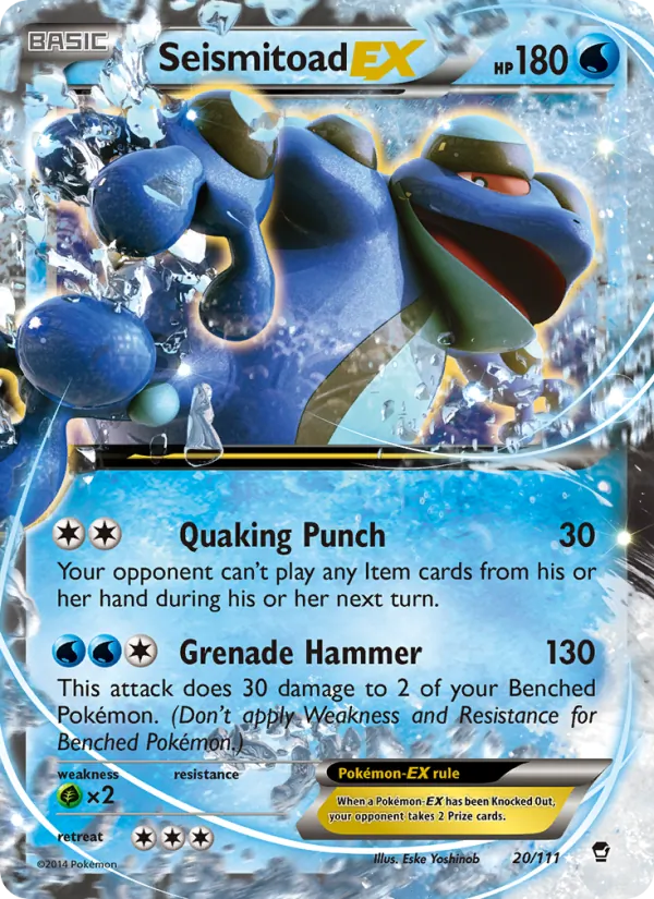 Seismitoad EX #20/111