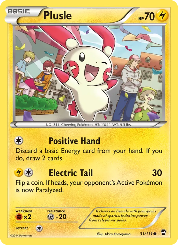 Plusle #31/111