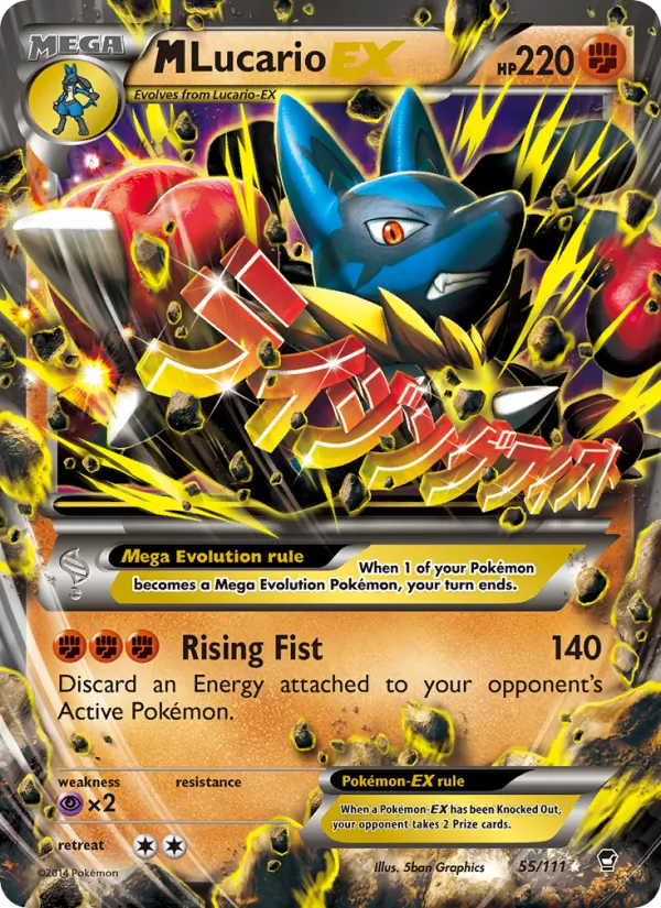 M Lucario EX #55/111