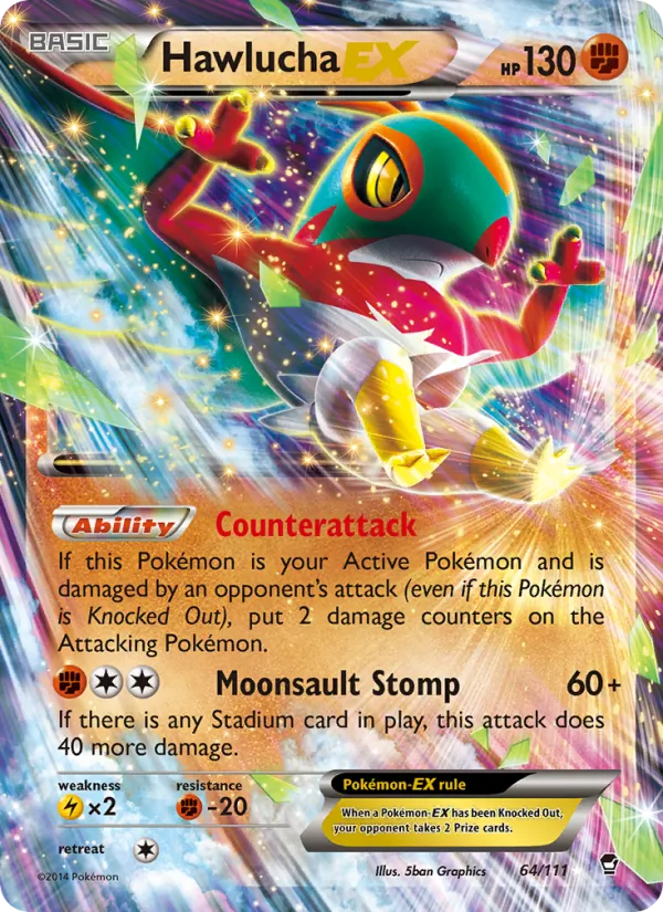 Hawlucha EX #64/111
