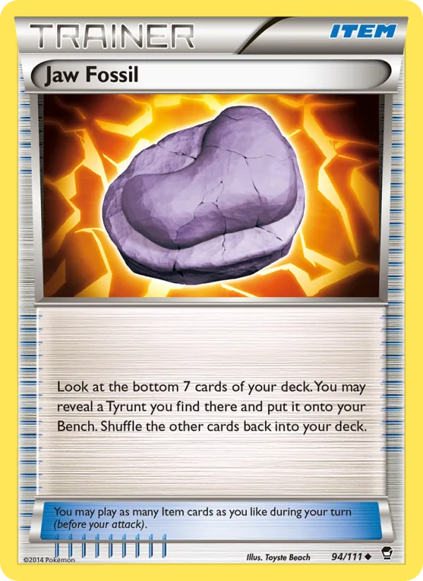 Jaw Fossil, Furious Fists #94/111