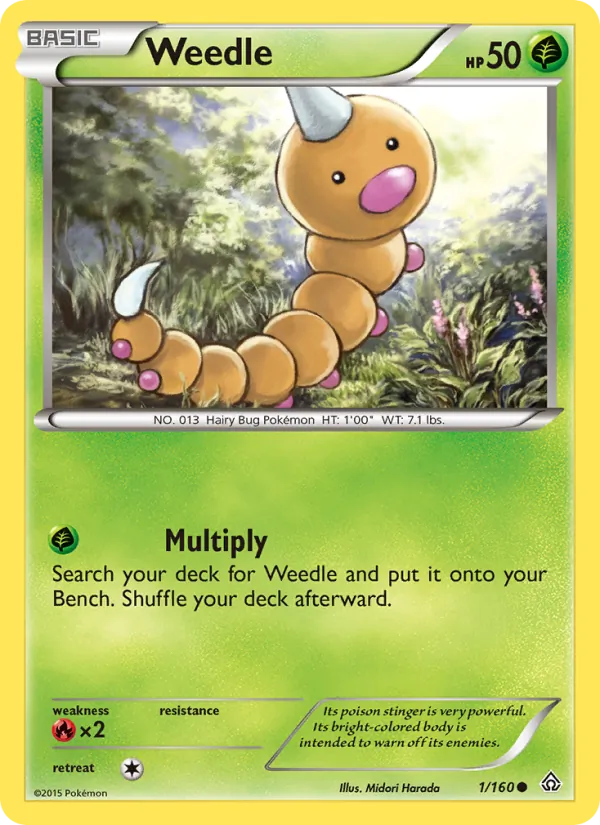 Weedle #1/160