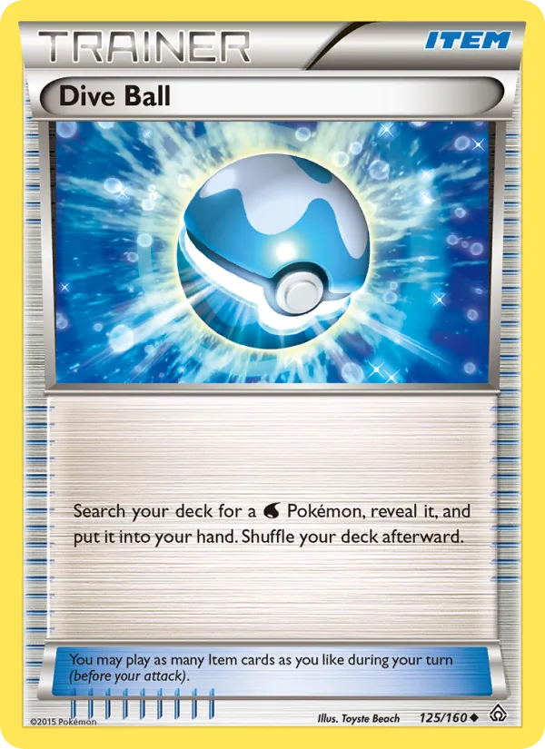 Dive Ball, Primal Clash #125/160