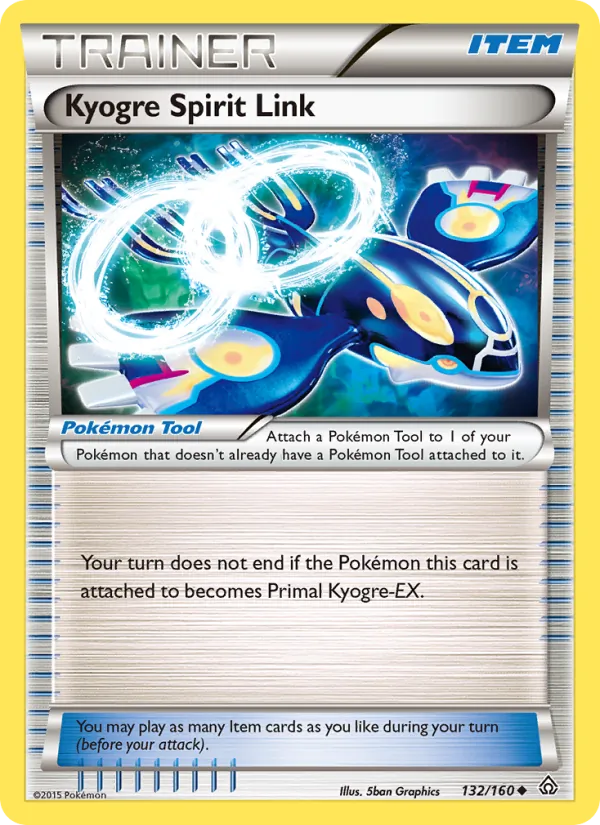 Kyogre Spirit Link, Primal Clash #132/160