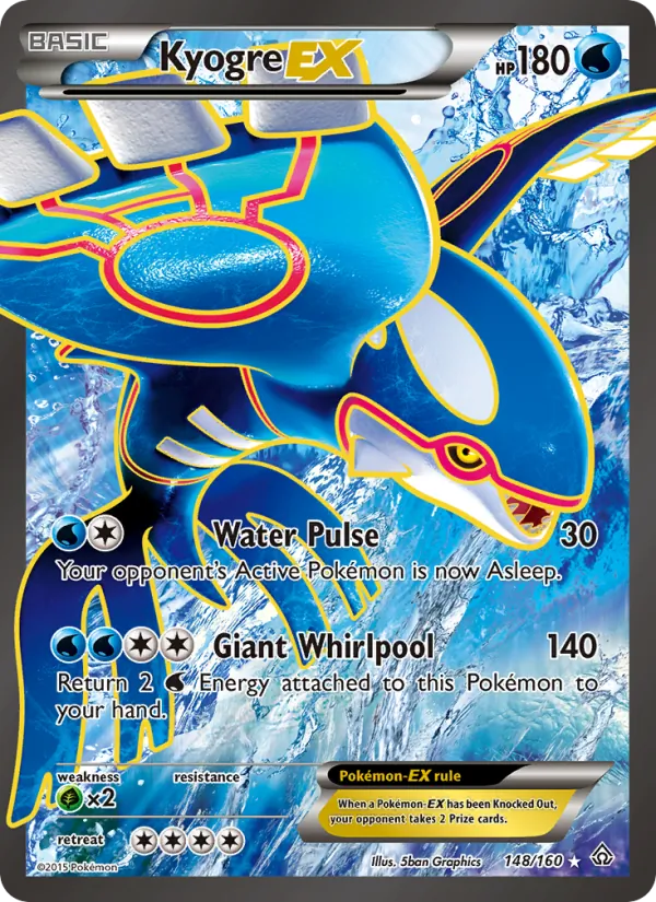 Kyogre EX #148/160