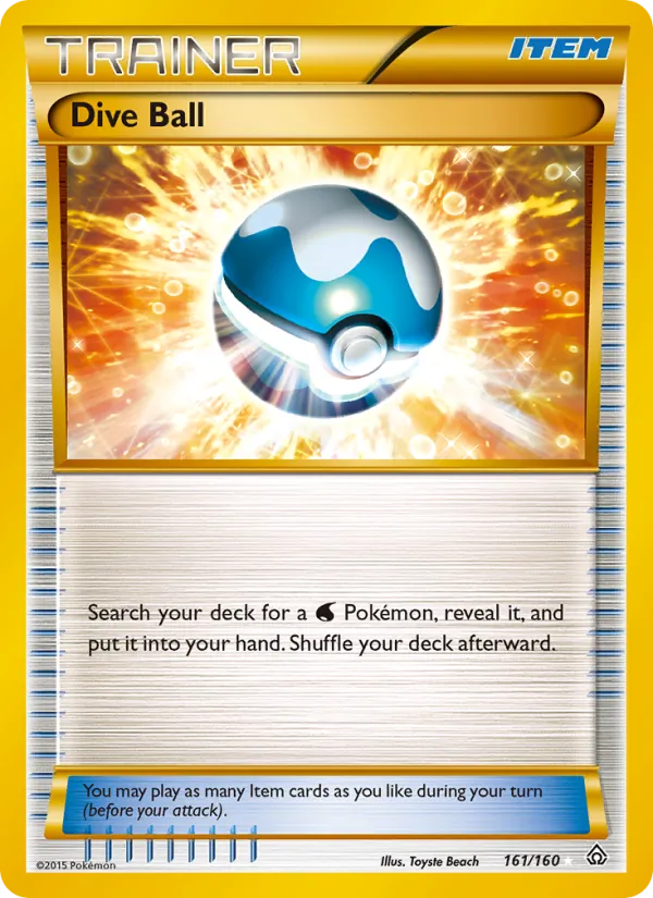 Dive Ball, Primal Clash #161/160