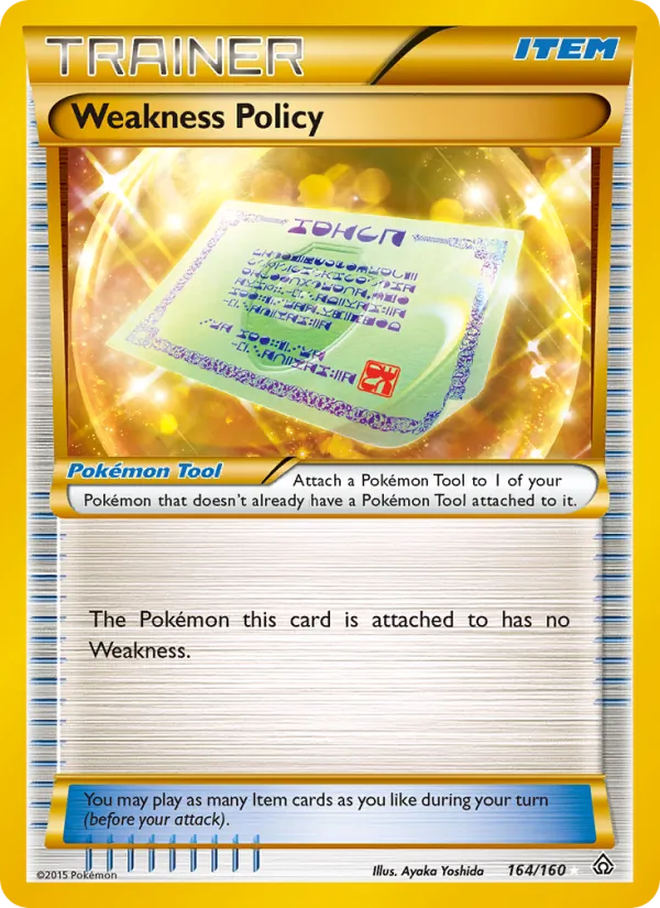 Weakness Policy, Primal Clash #164/160