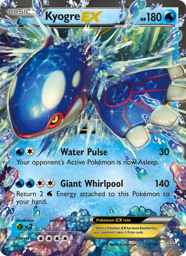 Kyogre EX #54/160
