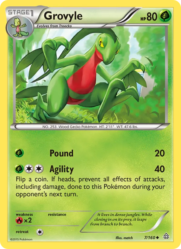 Grovyle #7/160