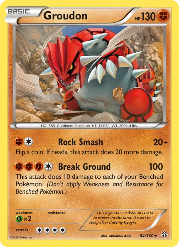 Groudon #84/160