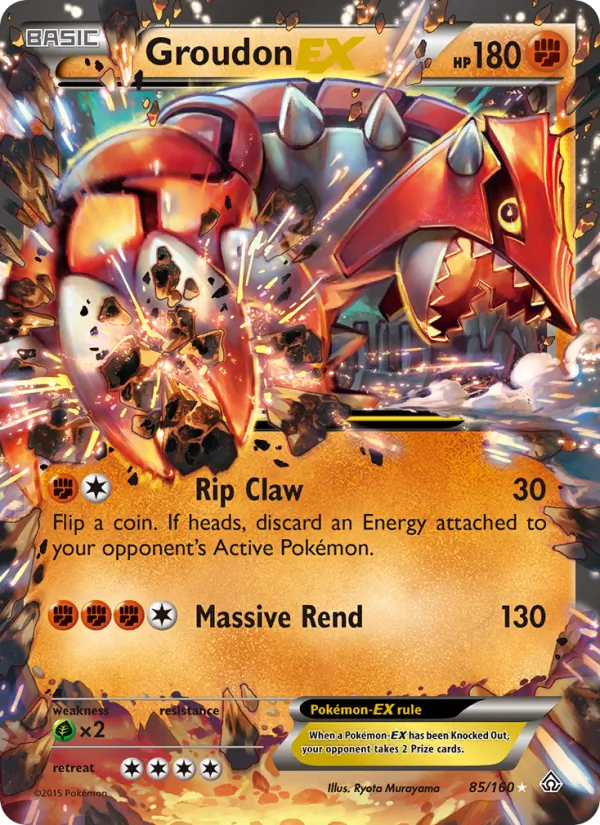 Groudon EX #85/160