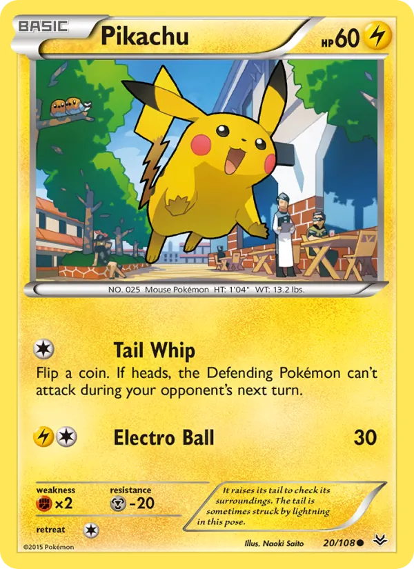 Pikachu #20/108
