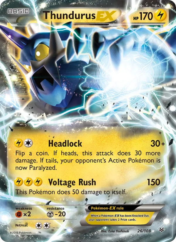 Thundurus EX #26/108