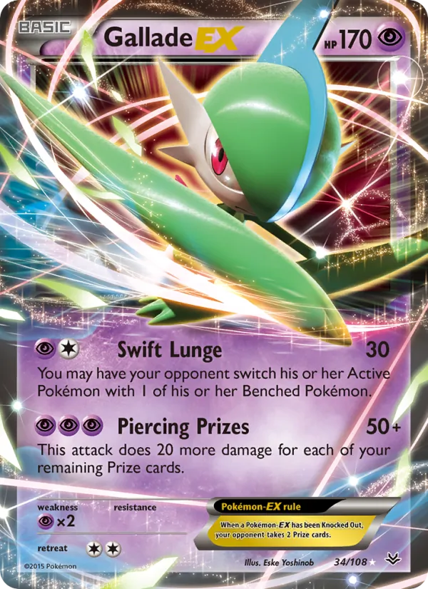 Gallade EX #34/108