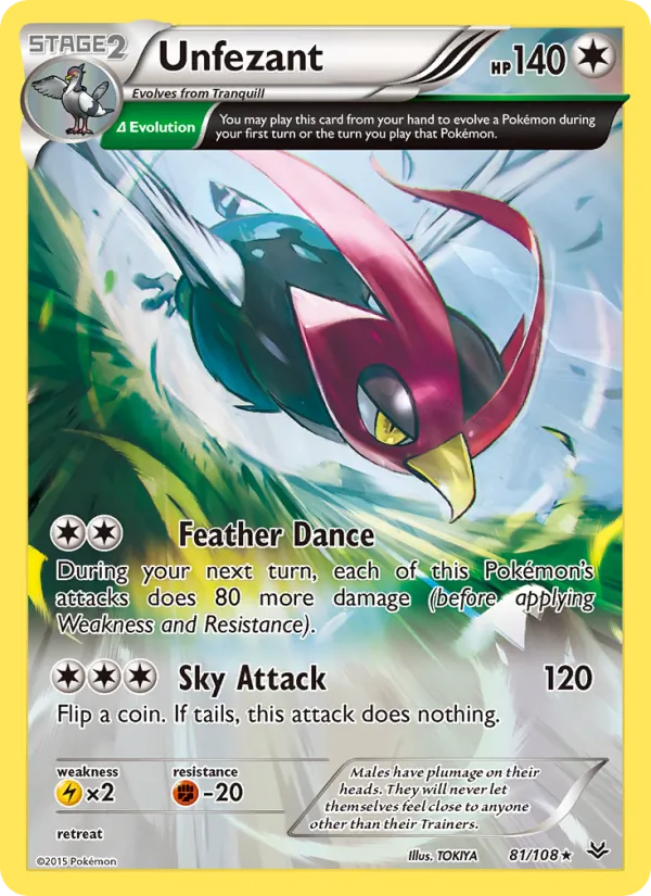 Unfezant #81/108