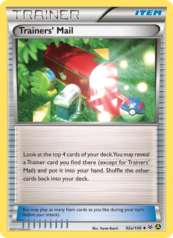 Trainers' Mail, Roaring Skies #92/108