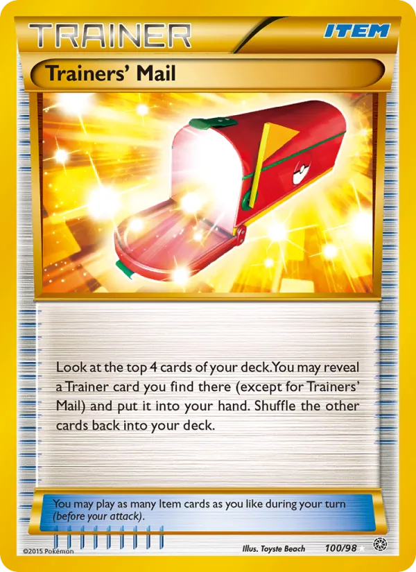 Trainers' Mail, Ancient Origins #100/98