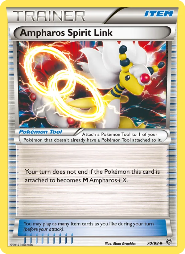 Ampharos Spirit Link, Ancient Origins #70/98