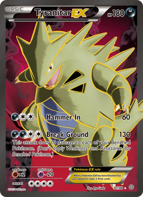 Tyranitar EX #91/98