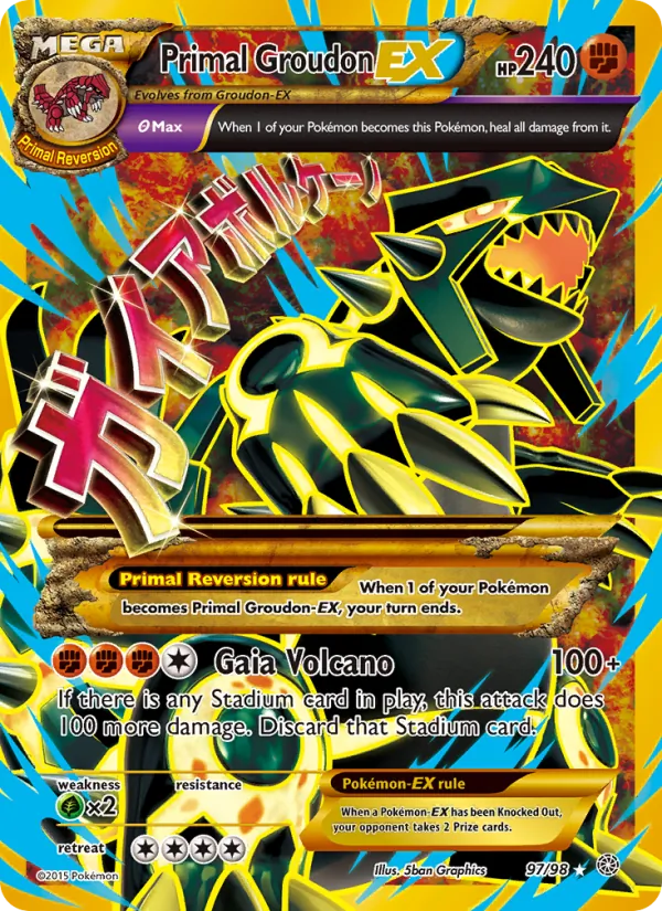 Primal Groudon EX #97/98