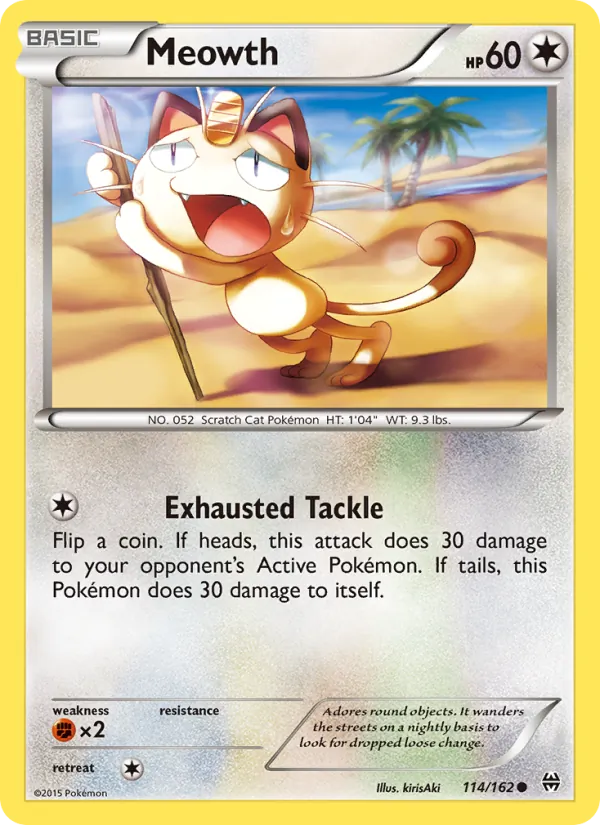 Meowth #114/162