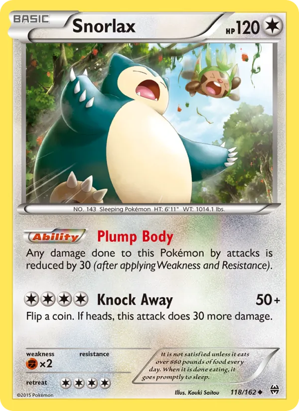 Snorlax #118/162