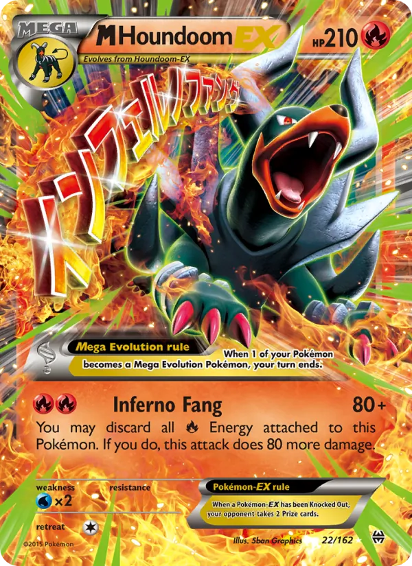 M Houndoom EX #22/162