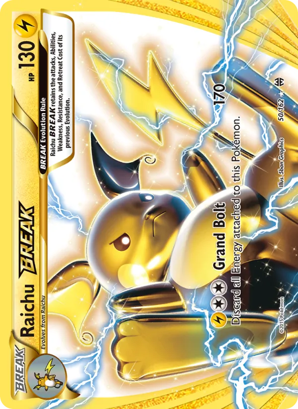 Raichu BREAK #50/162