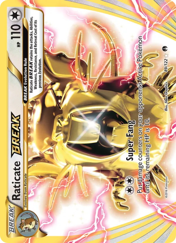 Raticate BREAK #89/122