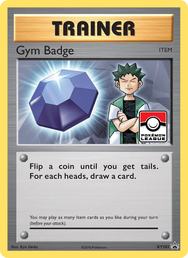 Gym Badge, XY Black Star Promos #XY203/211