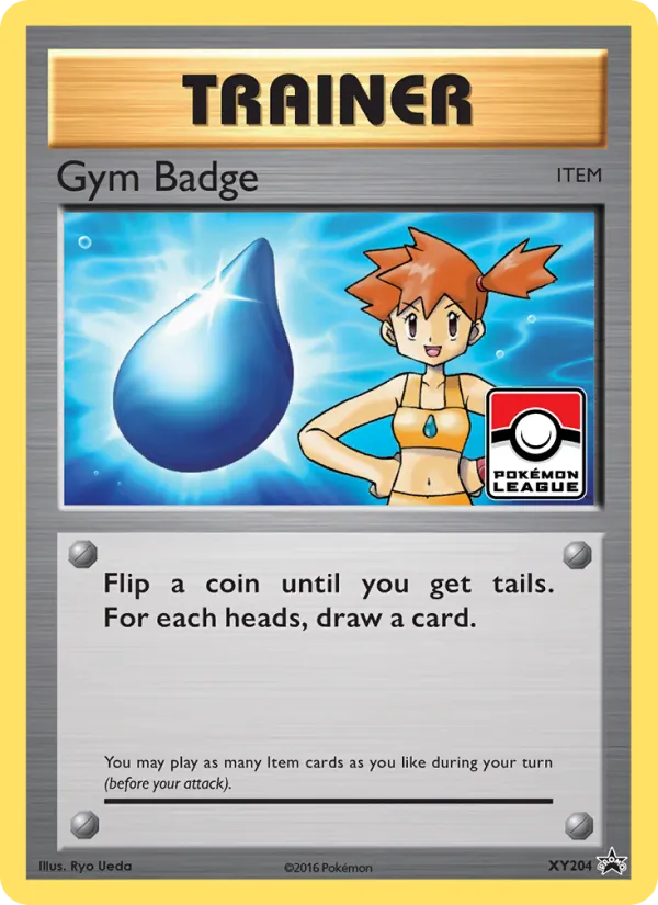Gym Badge, XY Black Star Promos #XY204/211