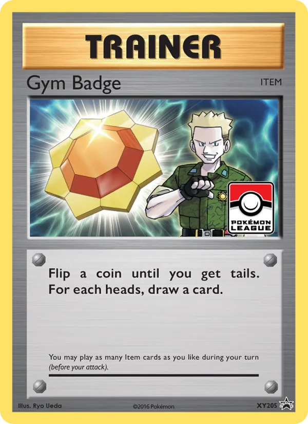 Gym Badge, XY Black Star Promos #XY205/211