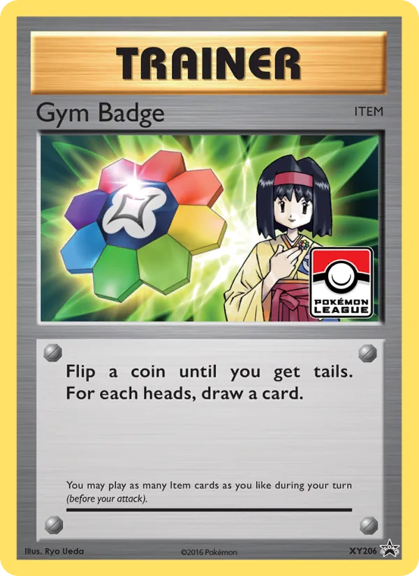 Gym Badge, XY Black Star Promos #XY206/211
