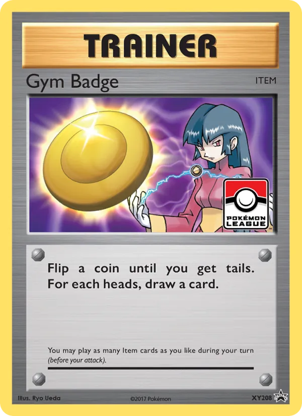 Gym Badge, XY Black Star Promos #XY208/211