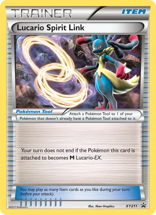 Lucario Spirit Link, XY Black Star Promos #XY211/211