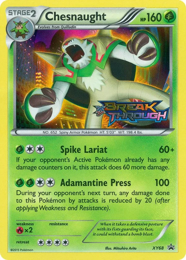 Chesnaught, XY Black Star Promos #XY68/211